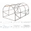 Садовая теплица GardenLine TUN5552 3x2x2m, 140 g/m3