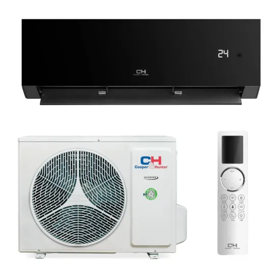 Aparat de aer condiționat Cooper&Hunter Nature Inverter R32 Wi-Fi CH-S09FTXAN-BL, 9000 BTU, pana la 25 m², Black