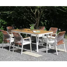 Set mobila de grădină Elpatio San Vincenzo, White