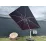Umbrelă de terasă Patio Lux 3×3 m Bordo