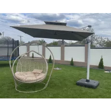 Umbrelă de terasă Patio Lux 3×3 m Bej Umbrelă de terasă Patio Lux 3×3 m Bej