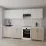 Bucatarie modulara Smartex K1 3.0 m, PAL, Alb/Stejar Deschis