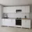 Bucatarie modulara Smartex K3 3.0 m, PAL, Alb