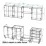Bucatarie modulara Smartex K4 2.4 m, PAL, Stejar Deschis