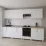 Bucatarie modulara Smartex K4 3.0 m, PAL, Alb