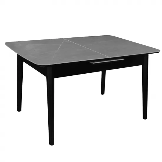 Masă pentru bucătărie DP Granna, Grey / Black Legs