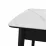 Masă pentru bucătărie DP Granna, White/Black Legs