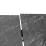 Стол обеденный Decoprim Mila, 160x90 см раскладной, Black/White