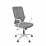 Fotoliu de birou DP F-20141 A, Grey Seat/White Frame