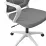 Fotoliu de birou DP F-20141 A, Grey Seat/White Frame
