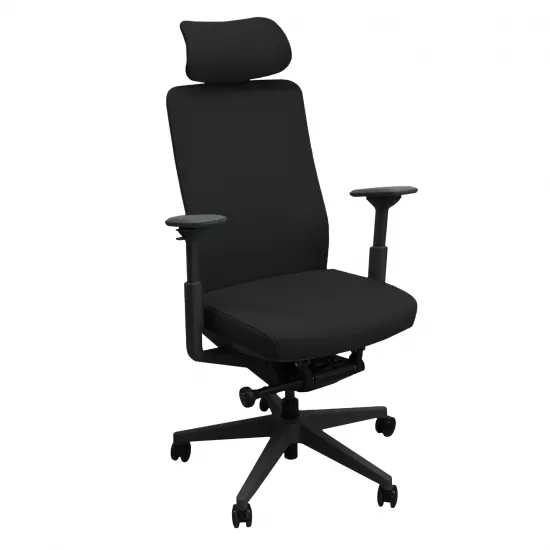 Fotoliu de birou Decoprim Nelson, Black