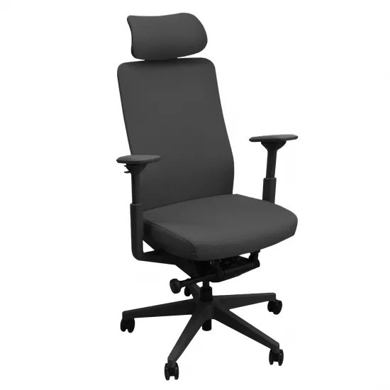 Кресло офисное Decoprim Nelson, Dark Grey/Black Frame