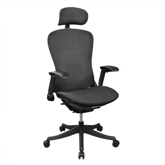 Fotoliu de birou Decoprim Cristof, Black