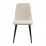 Scaun Decoprim DC-90, Beige Velvet/Black Legs