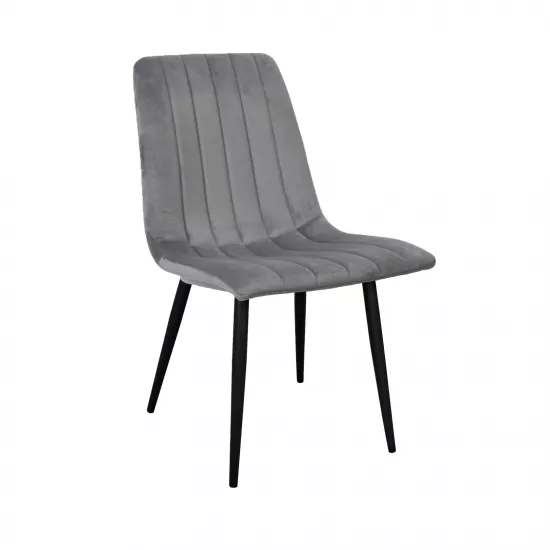 Scaun Decoprim DC-90P, N20 Catifea Grey/Black Legs
