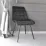 Scaun Decoprim Capella, Catifea Black HLR66/Black Legs