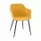 Scaun Decoprim Aster, Yellow SL-7047QB/Black Legs