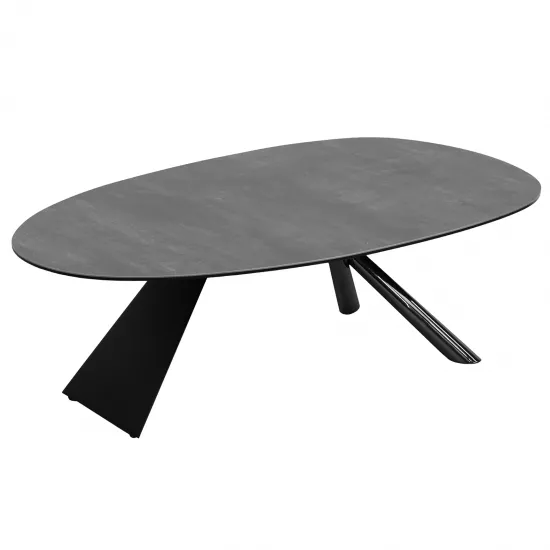 Măsuţă cafea Decoprim Baden Big, 120x72 cm, Black