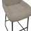 Стул Decoprim Nicole CFS Hoker LB, Beige Soro-23/Black Legs