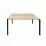 Masa de birou Decoprim Kube Twin, 138x140 cm