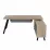 Masa de birou Decoprim Fusion+Box, 180x80/155x40 cm dreapta