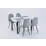 Masă pentru bucătărie Yasen T1935, White/Gray