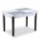Masă pentru bucătărie Yasen T1935, 110x75 cm extensibilă, White/Gray