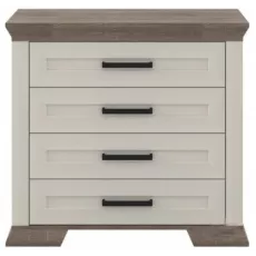 Comodă Yasen Marsel KOM4S, 98x45x89 cm, Frasin de zapada/Stejar Sonoma Trufa