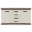 Комод Yasen Марсель KOM2D4S, 166x45x89 см, Снежный Ясень/Дуб Сонома Трюфель