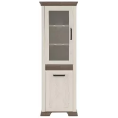 Vitrina Yasen Marseli REG 1D1W (68 cm), Frasin de zapada/Stejar Sonoma Trufa Vitrina Yasen Marseli REG 1D1W (68 cm), Frasin de zapada/Stejar Sonoma Trufa