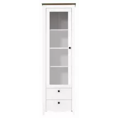 Vitrina Gerbor Karina REG1W2S (60 cm), Nymphea Alba/Stejar Sonoma Trufe Vitrina Gerbor Karina REG1W2S (60 cm), Nymphea Alba/Stejar Sonoma Trufe