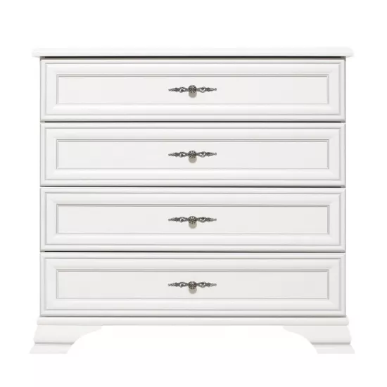 Комод Yasen Кентуки KOM4S (94.5 см), Белый Альпийский