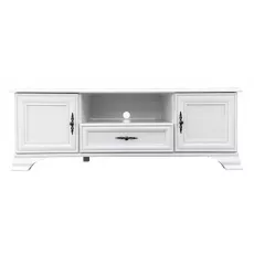 Comoda TV Yasen Kentuki RTV2D1S, 144x44x52 см, Alb Alpin