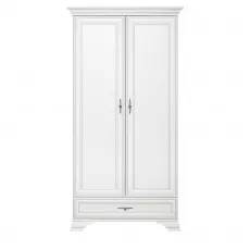 Dulap Yasen Kentuki SZF2D1S(N), 99,5x61x197,5 cm, Alb Alpin