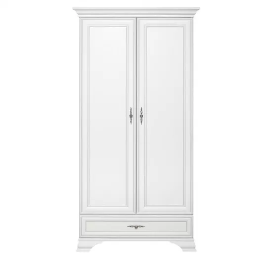 Dulap Yasen Kentuki SZF2D1S(N) (99,5x61x197,5 cm), Alb Alpin