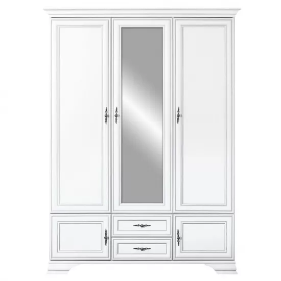 Dulap Yasen Kentuki SZF5D2S (159,5x61x216,5 cm), Alb Alpin