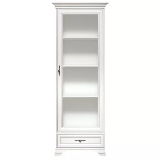 Vitrina Yasen Kentuki REG1W1S (N) (69 cm), Alb Alpin