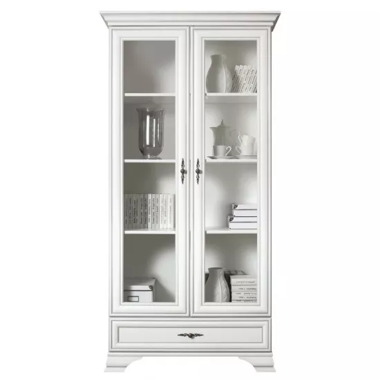 Vitrina Yasen Kentuki REG2W1S(N) (99 cm), Alb Alpin