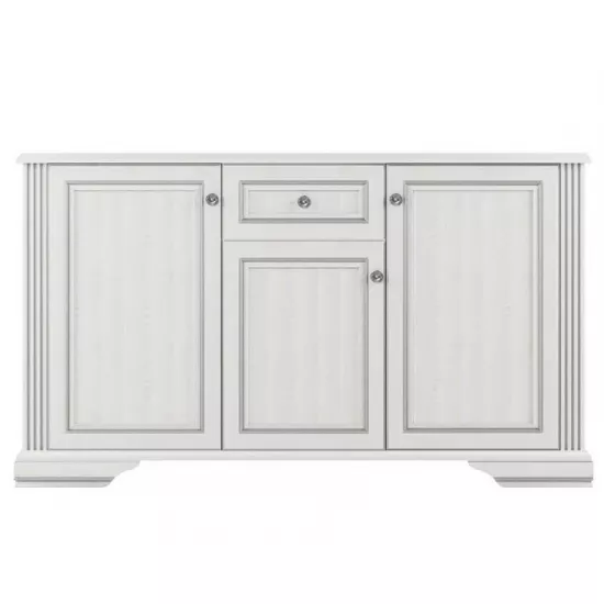 Комод Yasen White 3D1S (161 см), Silver Pine