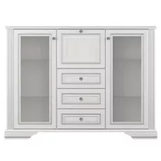 Комод Yasen White 2W3S1B, 178.5x45x93.5 см, Серебристая сосна