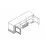 Comoda TV Yasen White RTV 160 (160 cm), Silver Pine
