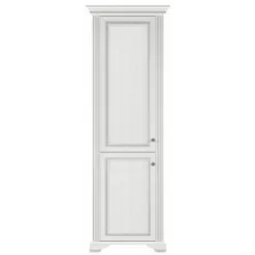 Шкаф пенал Yasen White 2D, 76x43x221 см, Серебристая сосна