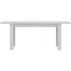 Стол обеденный Yasen White STO160, 160x90 см раскладной, Серебристая сосна