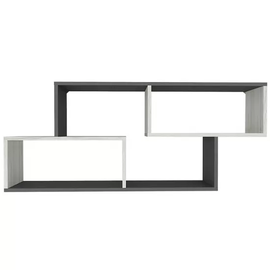 Полка Yasen Дисней (1200 мм), Серый Графит/Дуб Крафт Белый