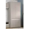 Dulap Yasen Bodena 4D, 90x52x192 см, Cașmir (Bej) / Alb
