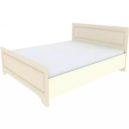 Кровать Yasen Бостон 1600, 160 x 200 см, Слоновая кость/Ваниль Супермат