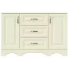 Comodă Yasen Boston 2D3S, 140x52x92.5 см, Fildeş/Vanilie Supermat