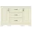 Comodă Yasen Boston 2D3S, 140x52x92.5 см, Fildeş/Vanilie Supermat