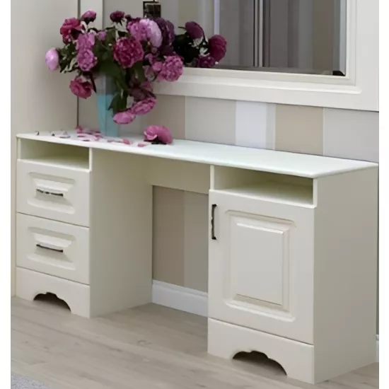 Masă toaletă Yasen Boston, Fildeş/Vanilie Supermat