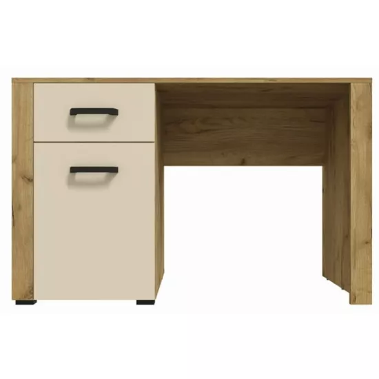 Masa de birou Yasen Denver, Stejar Craft Gold/Vanilie